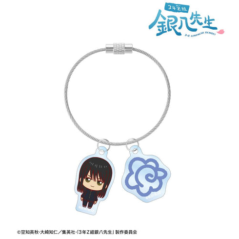 『3年Z組銀八先生』桂小太郎 ちょこんと! 2連ワイヤーアクリルキーホルダー